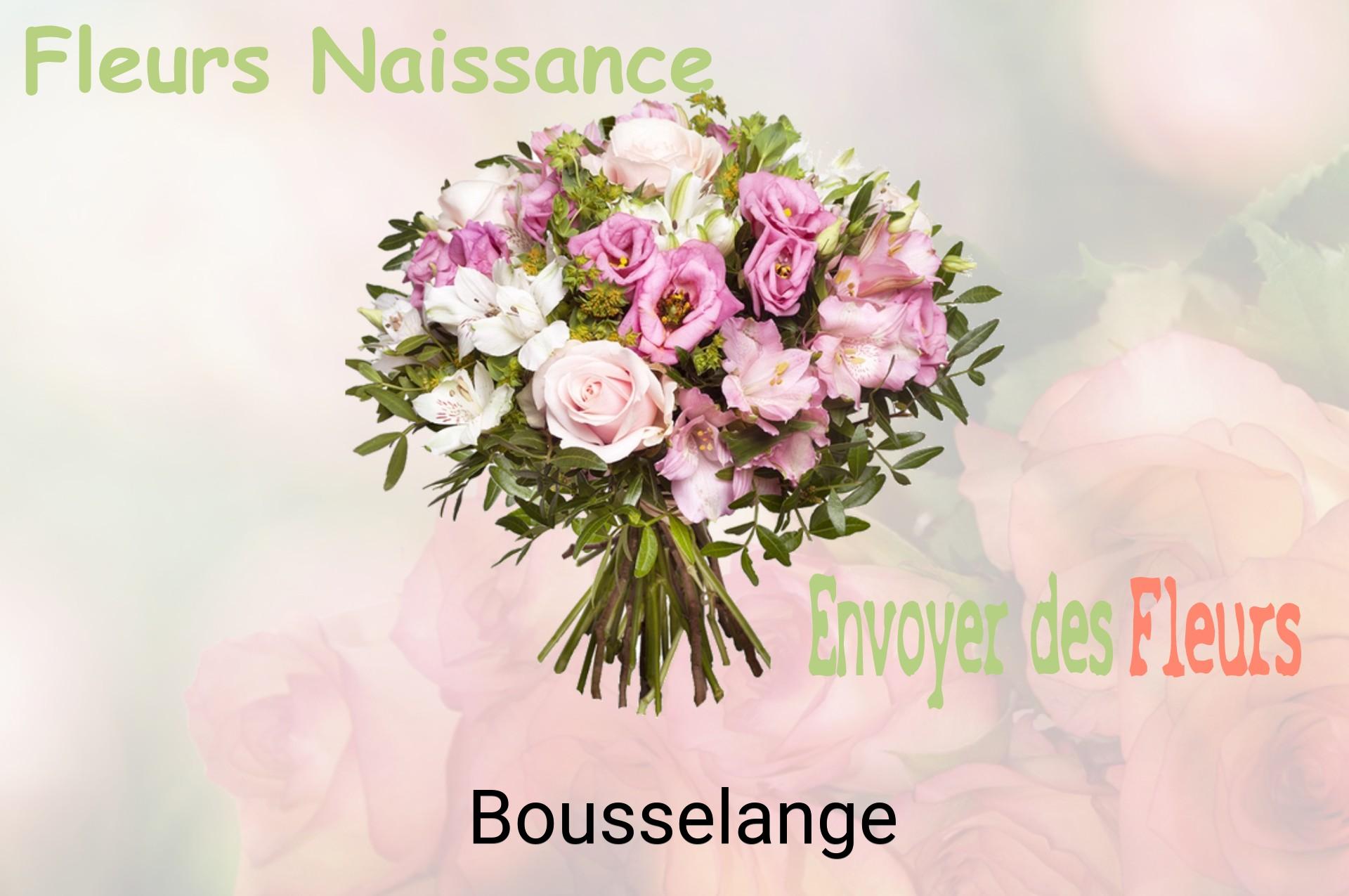 Bouquet de fleurs de naissance livré à Bousselange